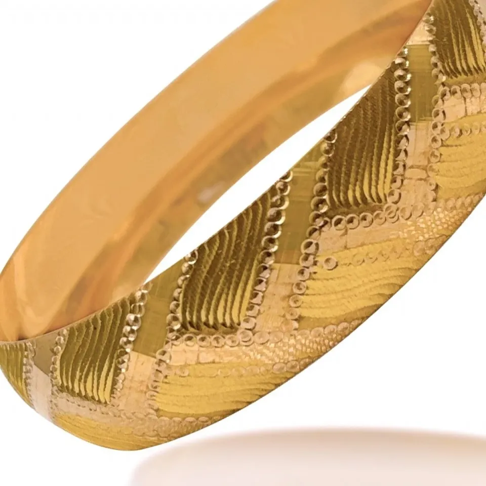 22 Ayar Noktalı Mega Gold Altın Bilezik 20 Gr