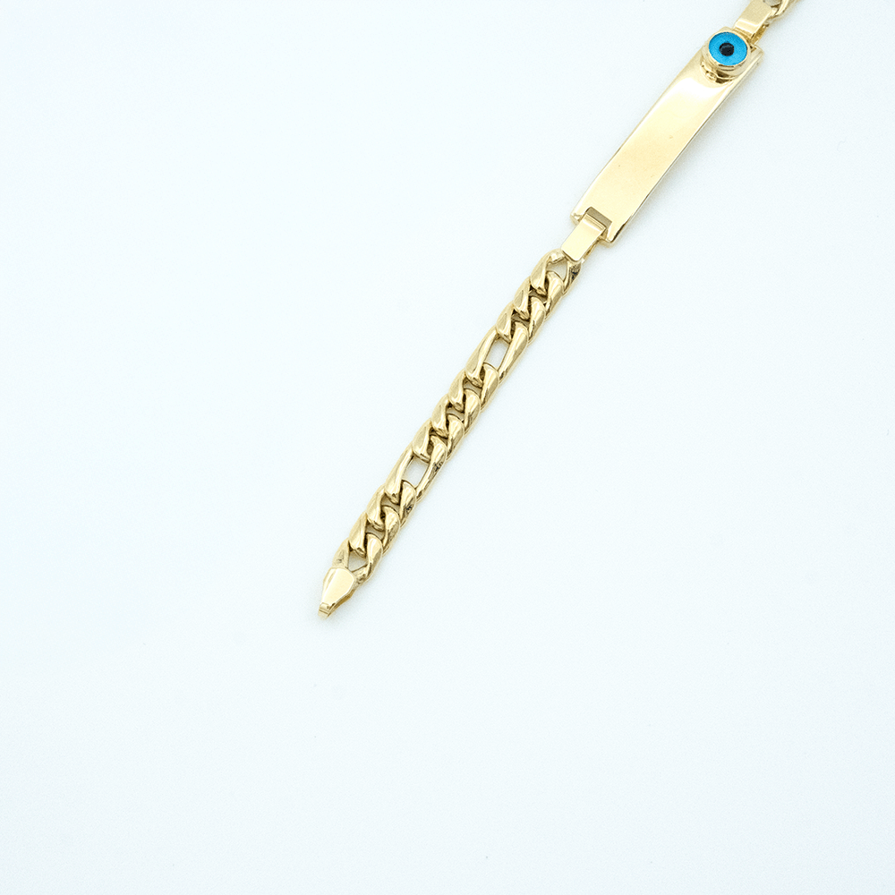 14 Ayar Gurmet Zincirli Sıralı Altın Künye