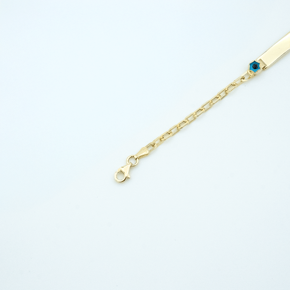 14 Ayar Ataç Zincirli Altın Künye