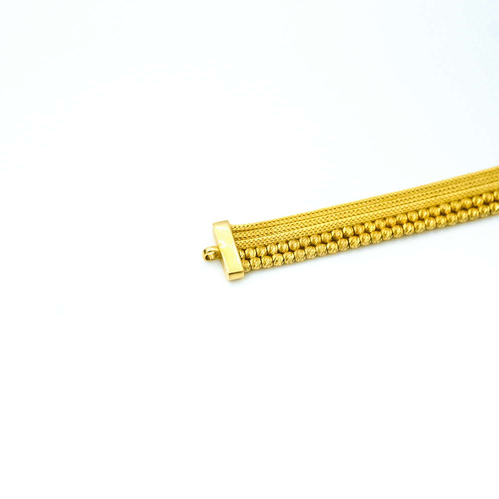 14 Ayar İnce Yansıma Altın Bileklik