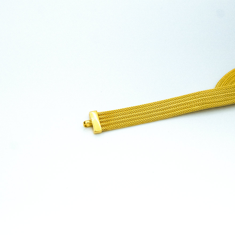 14 Ayar Parıltılı Asalet Altın Bileklik